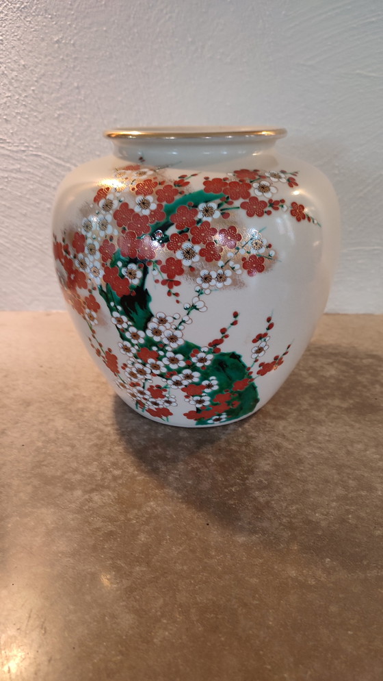 Image 1 of Vaso giapponese Kutani d'epoca