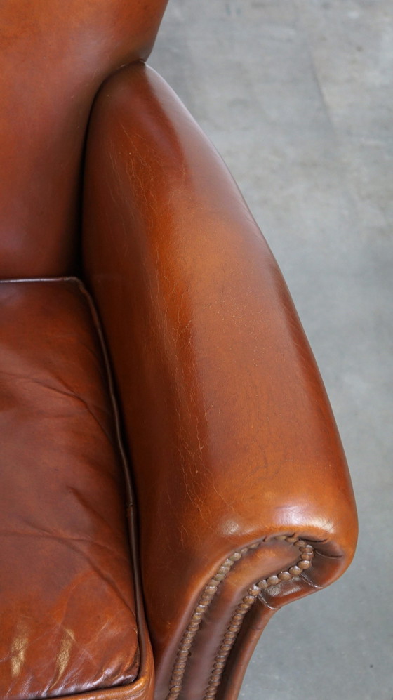 Image 1 of Sheep leather 2 seater sofa