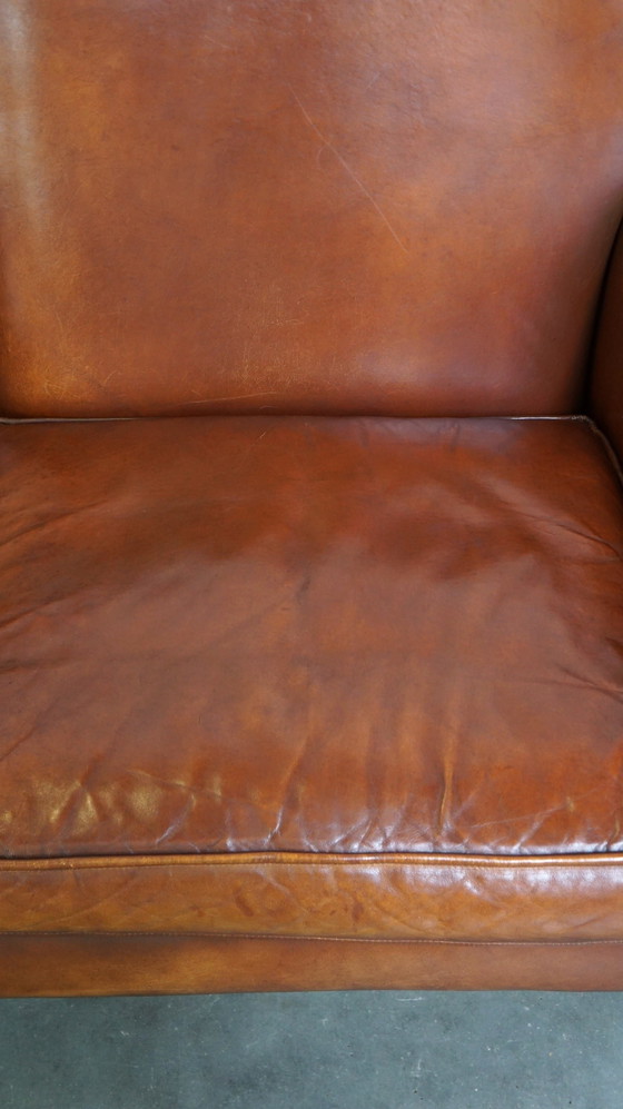 Image 1 of Sheep leather 2 seater sofa