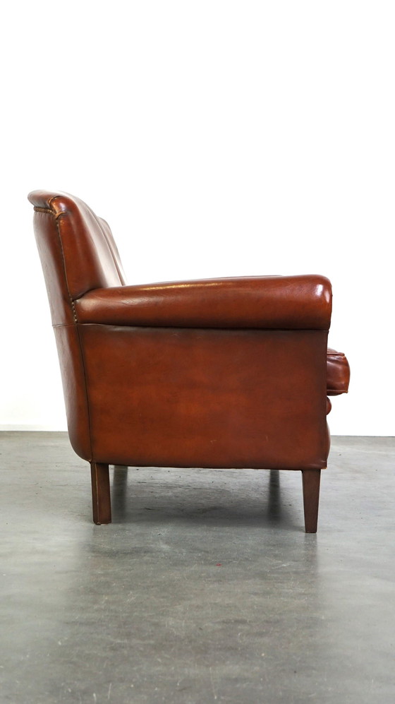 Image 1 of Sheep leather 2 seater sofa