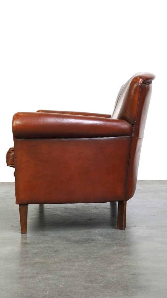 Image 1 of Sheep leather 2 seater sofa