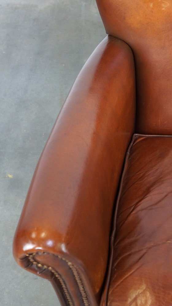 Image 1 of Sheep leather 2 seater sofa