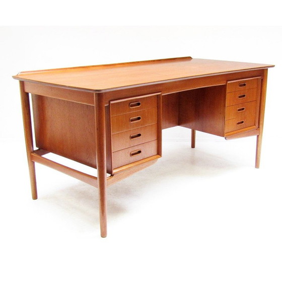 Image 1 of Vintage Danish desk in teak by Svend Aage Madsen for Sigurd Hansen, 1960s