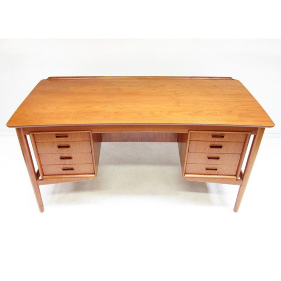 Image 1 of Vintage Danish desk in teak by Svend Aage Madsen for Sigurd Hansen, 1960s
