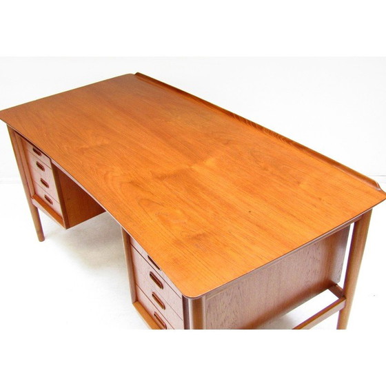Image 1 of Vintage Danish desk in teak by Svend Aage Madsen for Sigurd Hansen, 1960s