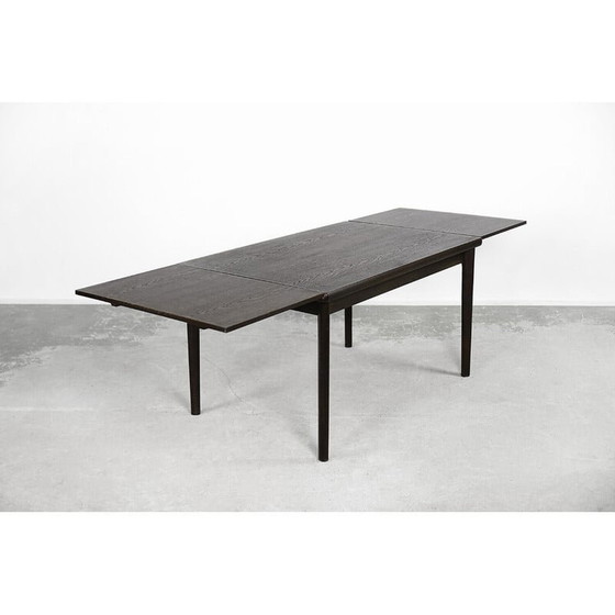 Image 1 of Vintage Danish oak wood folding dining table by Am Møbler, 1960s