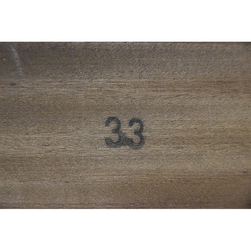 Vintage Danish oak wood folding dining table by Am Møbler, 1960s