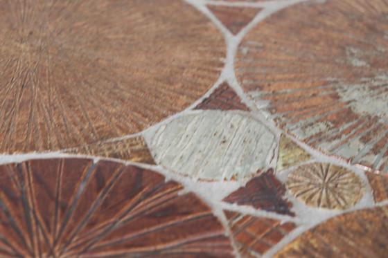 Image 1 of Coffee table made of teak & ceramic by Tue Poulsen for Haslev Møbelsnedkeri, Denmark, 1960s