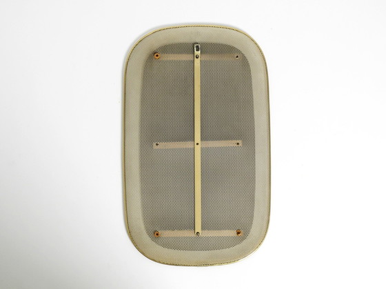 Image 1 of Beautiful Rare Mid Century Modern Wall Mirror With Expanded Metal Frame