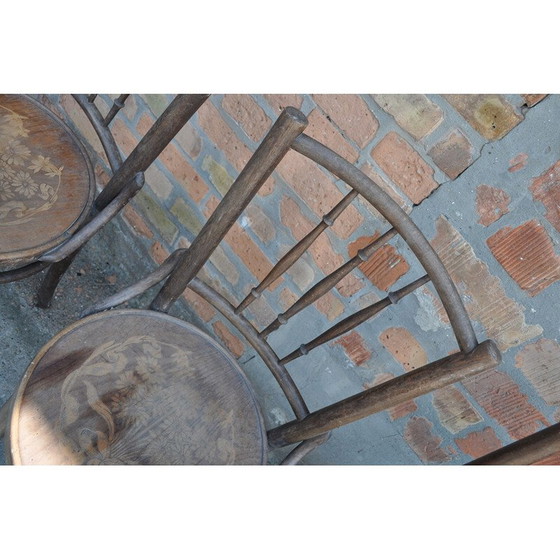 Image 1 of Conjunto de 4 sillas de madera de Thonet, 1930