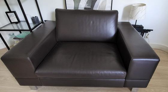 Image 1 of Pode Loveseat From Leather