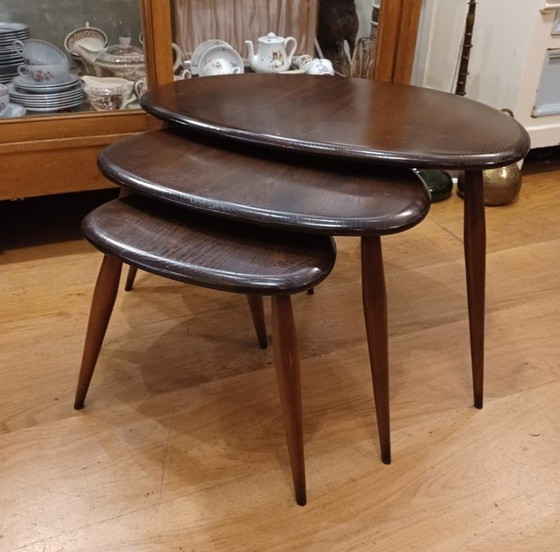 Image 1 of 3 Ercol Side Tables Lucian R Ercolani Design 1950