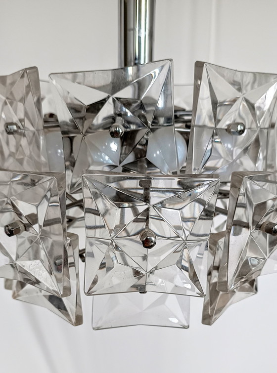 Image 1 of Kinkeldey Large Modern Sixties Chandelier