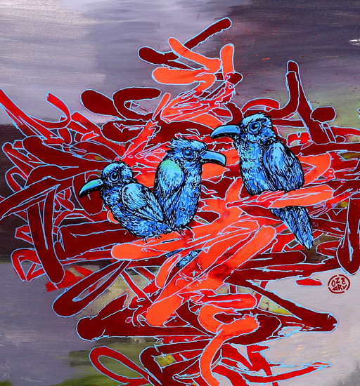 Cuadro "3 son multitud"