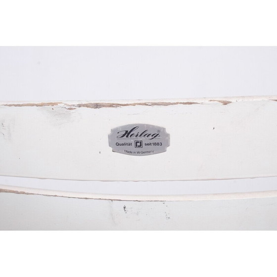 Image 1 of Vintage garden lounge chair with footrest