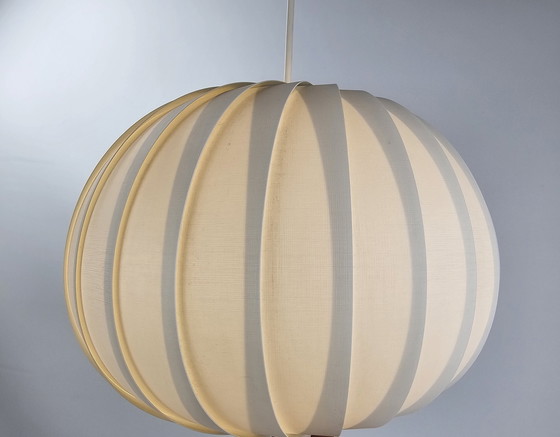 Image 1 of Danish White Pendant Lamp By Lars E. Schioler Danish Design 1970s