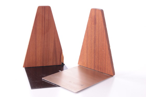 Image 1 of Kai Kristiansen Set Teak Bookends Denmark