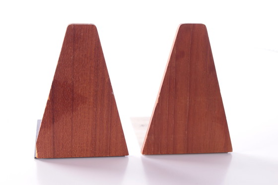 Image 1 of Kai Kristiansen Set Teak Bookends Denmark