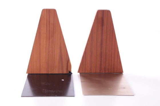 Image 1 of Kai Kristiansen Set Teak Bookends Denmark