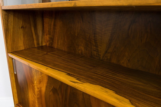 Image 1 of Display Cabinet In Walnut, Type 1050 By Bfm, Poland, 1960S