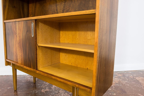 Image 1 of Display Cabinet In Walnut, Type 1050 By Bfm, Poland, 1960S