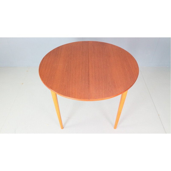 Image 1 of Vintage extendable teak dining table, Denmark 1960