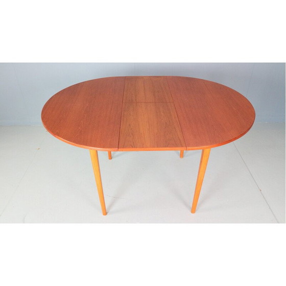 Image 1 of Vintage extendable teak dining table, Denmark 1960