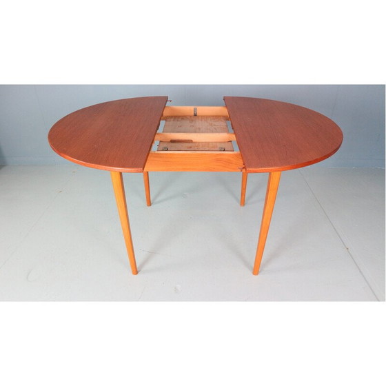Image 1 of Vintage extendable teak dining table, Denmark 1960