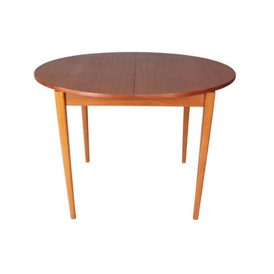 Image 1 of Vintage extendable teak dining table, Denmark 1960