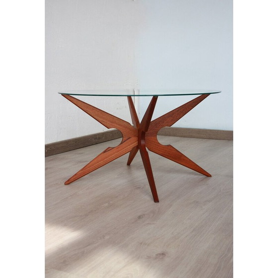 Image 1 of Vintage teak Spider coffee table by Vladimir Kagan for Sika Møbler, Denmark 1960s