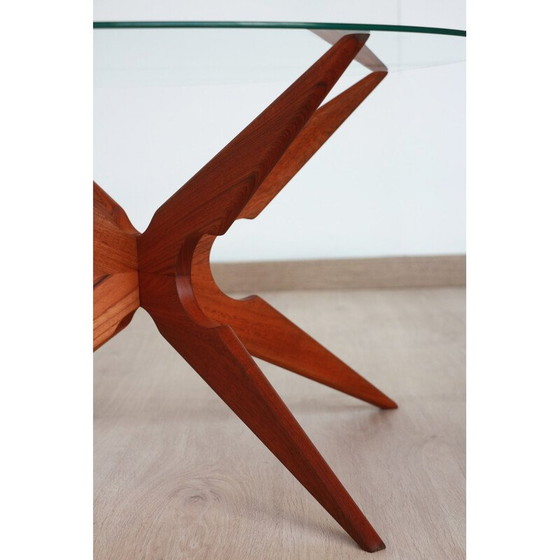 Image 1 of Vintage teak Spider coffee table by Vladimir Kagan for Sika Møbler, Denmark 1960s