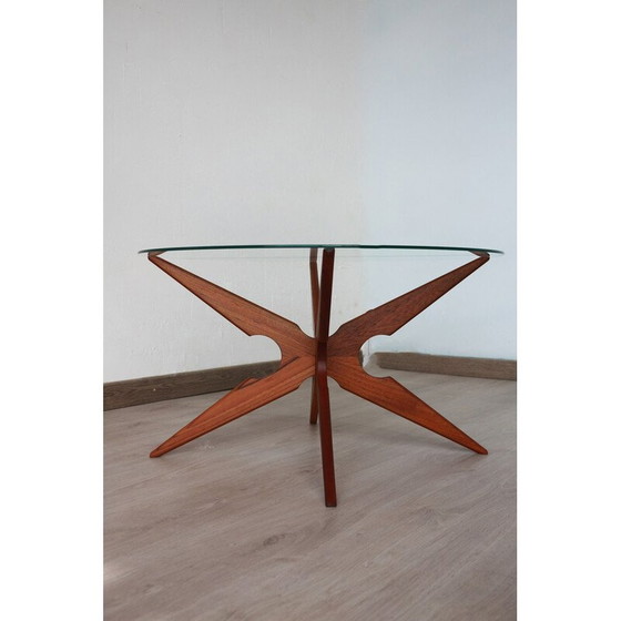 Image 1 of Vintage teak Spider coffee table by Vladimir Kagan for Sika Møbler, Denmark 1960s