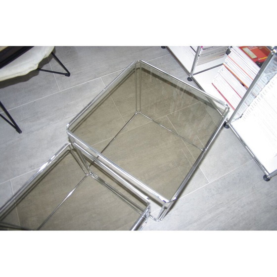 Image 1 of Vintage graphic side table by Max Sauze 1970