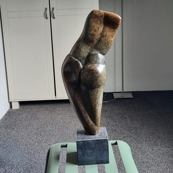 Image 1 of Serpentine Sculpture Torso By Hanneke Pereboom