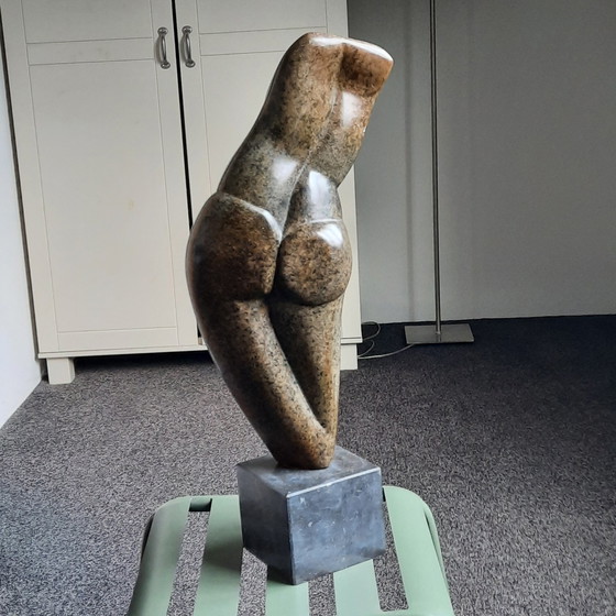 Image 1 of Serpentine Sculpture Torso By Hanneke Pereboom