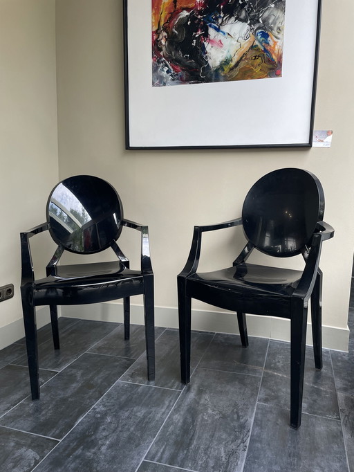 4x Kartell Ghost black