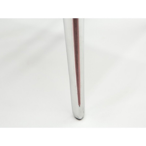 Image 1 of Coppia di estremità di divani vintage in ebano e acciaio, anni '70