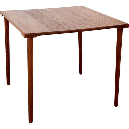 FD544 vintage side table in solid teak by Edvard Kindt-Larsen for France and Son, Denmark 1950