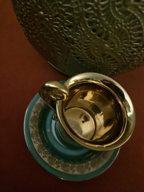 Image 1 of Bag And Underbag...Bremer&Schmidt...Germany...+_1930...Figuralcup &Saucer