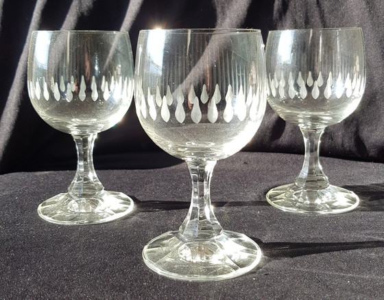 Image 1 of Bicchiere da vino bianco d'epoca