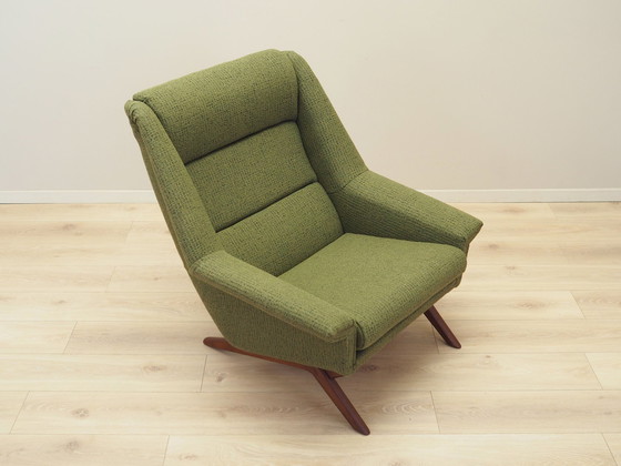 Image 1 of Poltrona verde, design danese, anni '70, produzione: Horsens Møbelfabrik