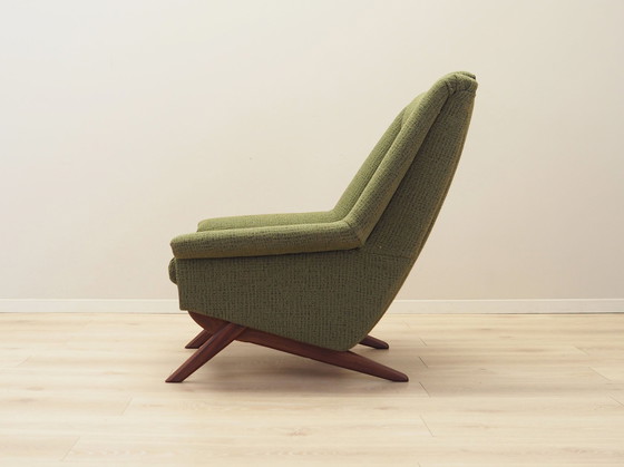 Image 1 of Poltrona verde, design danese, anni '70, produzione: Horsens Møbelfabrik