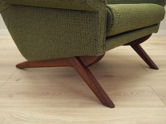 Image 1 of Poltrona verde, design danese, anni '70, produzione: Horsens Møbelfabrik