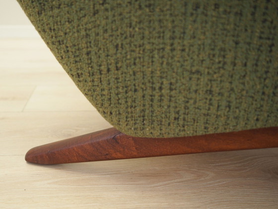 Image 1 of Poltrona verde, design danese, anni '70, produzione: Horsens Møbelfabrik