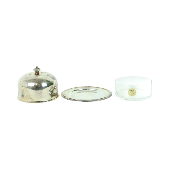 Image 1 of Silver Plated Butter Bowl Caviar Holder