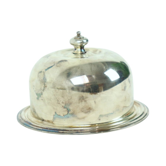 Image 1 of Silver Plated Butter Bowl Caviar Holder