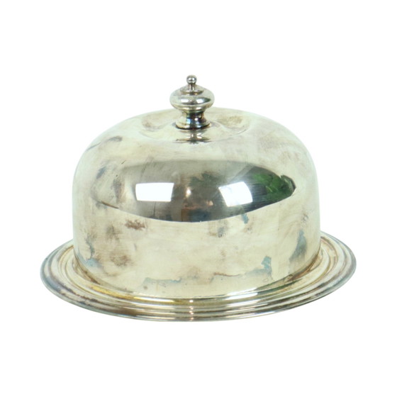 Image 1 of Silver Plated Butter Bowl Caviar Holder