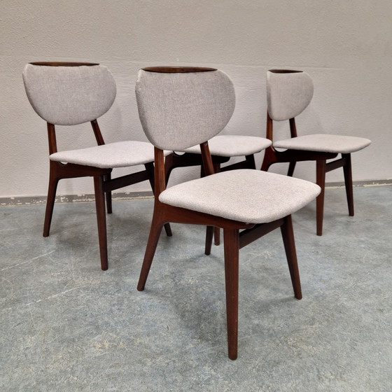 Image 1 of Set Of 4 Vintage Dining Chairs