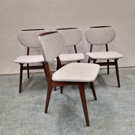 Image 1 of Set Of 4 Vintage Dining Chairs