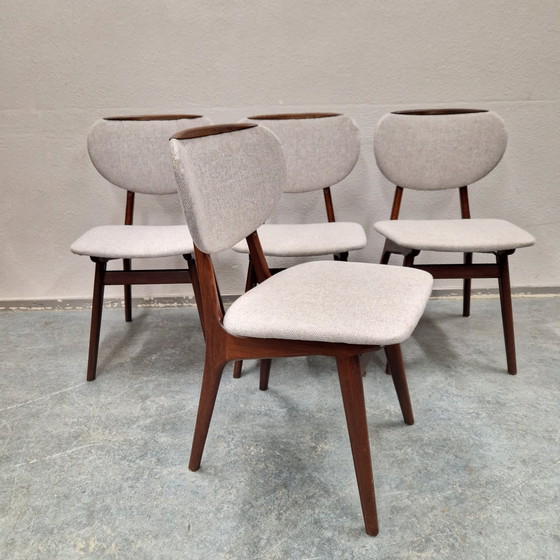 Image 1 of Set Of 4 Vintage Dining Chairs